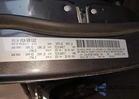 2015 Jeep Patriot High Altitude Edition из США, поврежденный, VIN 1C4NJRFB6FD409363